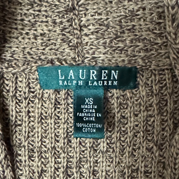 Ralph Lauren Brown Sweater Vest SZ XS 100% Cotton - Picture 2 of 6